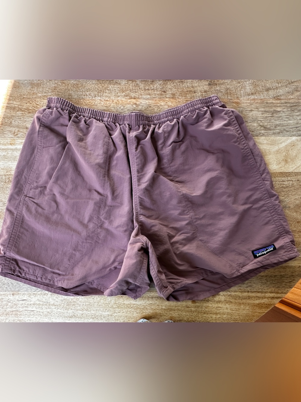 Patagonia Lined Swim Trunks Mauve, Size XL - Picture 4 of 10